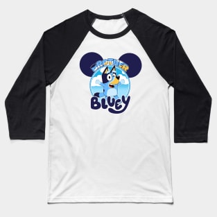 Bluey and Bingo Mum Family Birthday Baseball T-Shirt